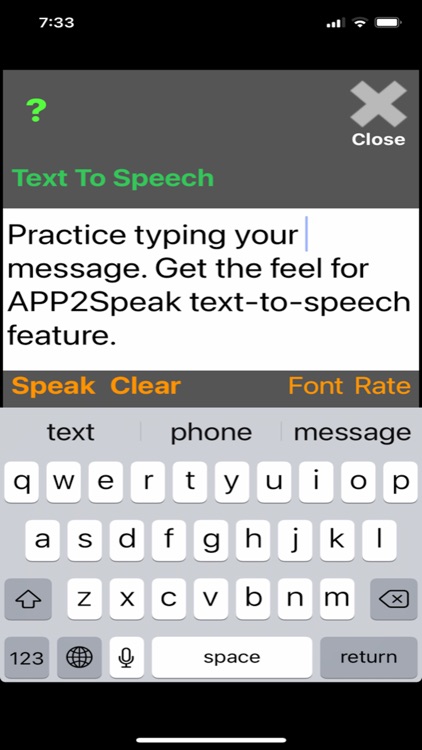 APP2Speak Lite screenshot-3