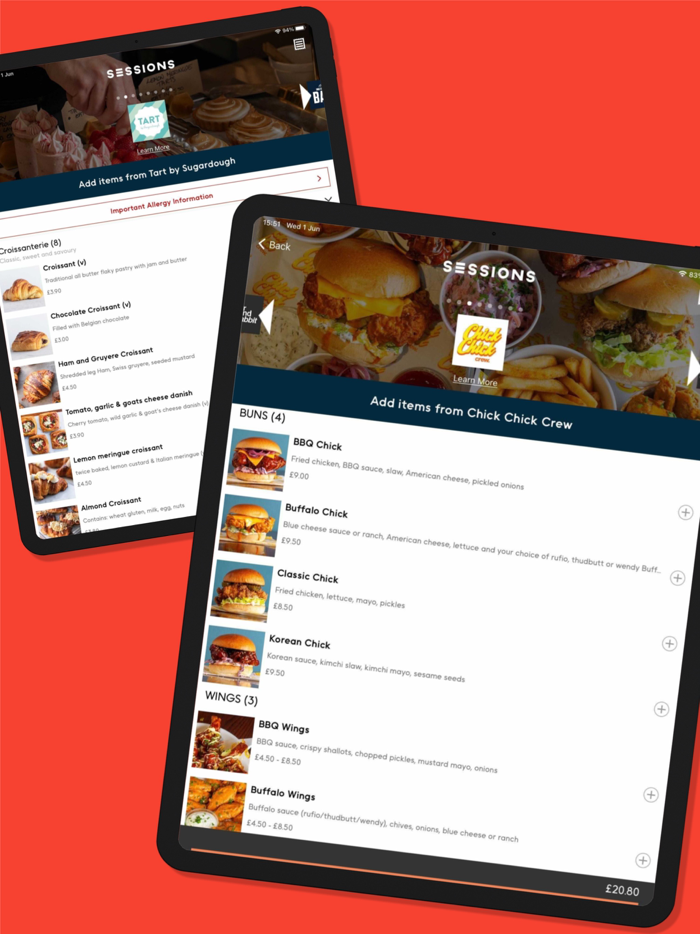 Sessions Top Food Talent