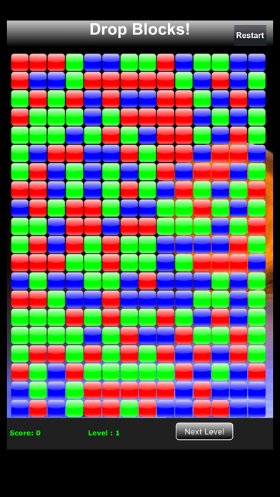 Screenshot #1 pour Drop Blocks - matching game