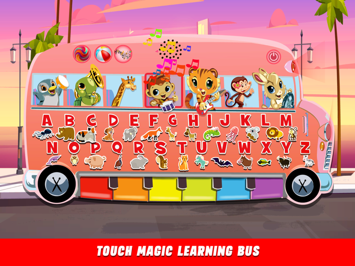 Touch Magic Learning Bus A B C