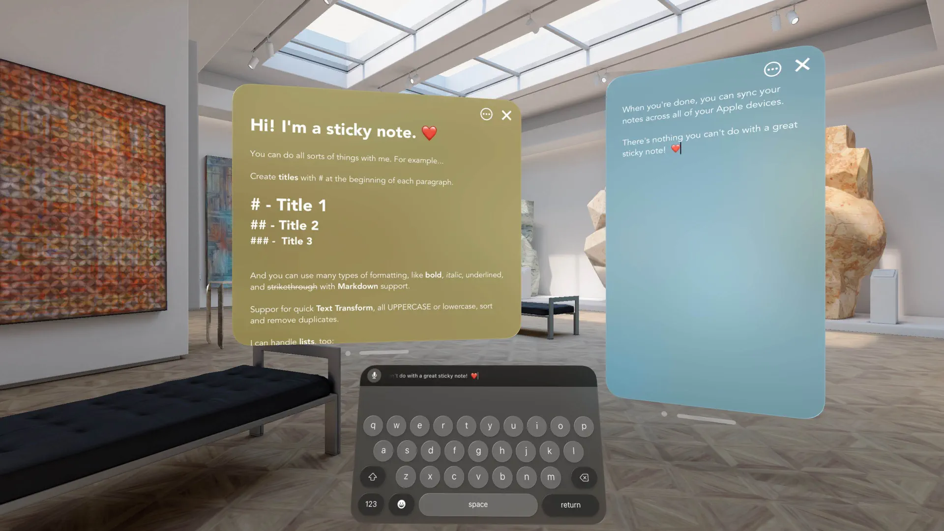Memo • Sticky Notes screenshot 2