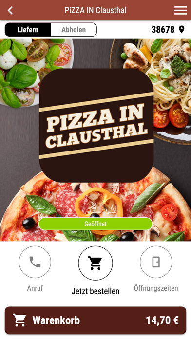 Pizza IN Clausthal Screenshot