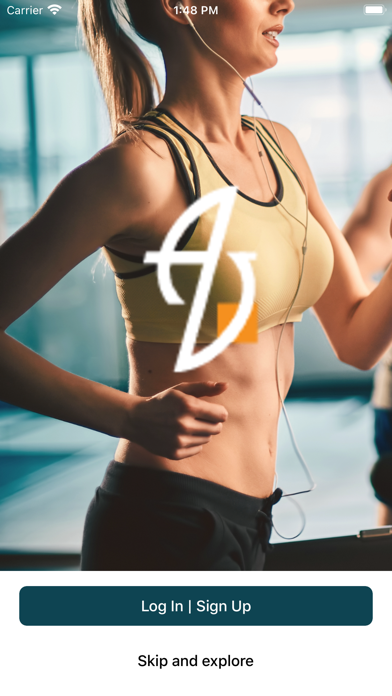 AV Fitness App Screenshot