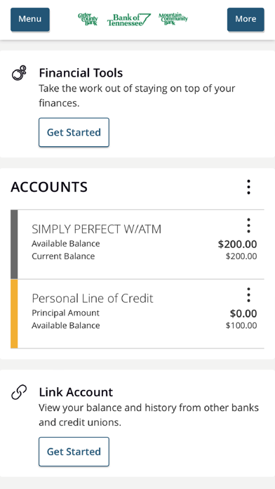 Bank of Tennessee Mobile Screenshot