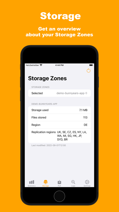 BunnyEars: CDN Stats & Logs Screenshot