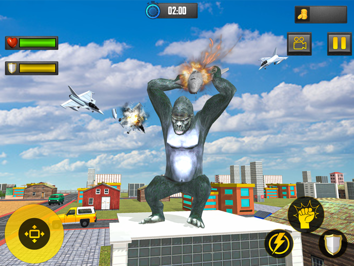 Angry Gorilla City Attack Game