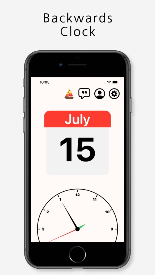 Backwards Clock - 0.9 - (iOS)