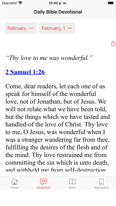 Daily Bible Devotional + Bible Screenshot