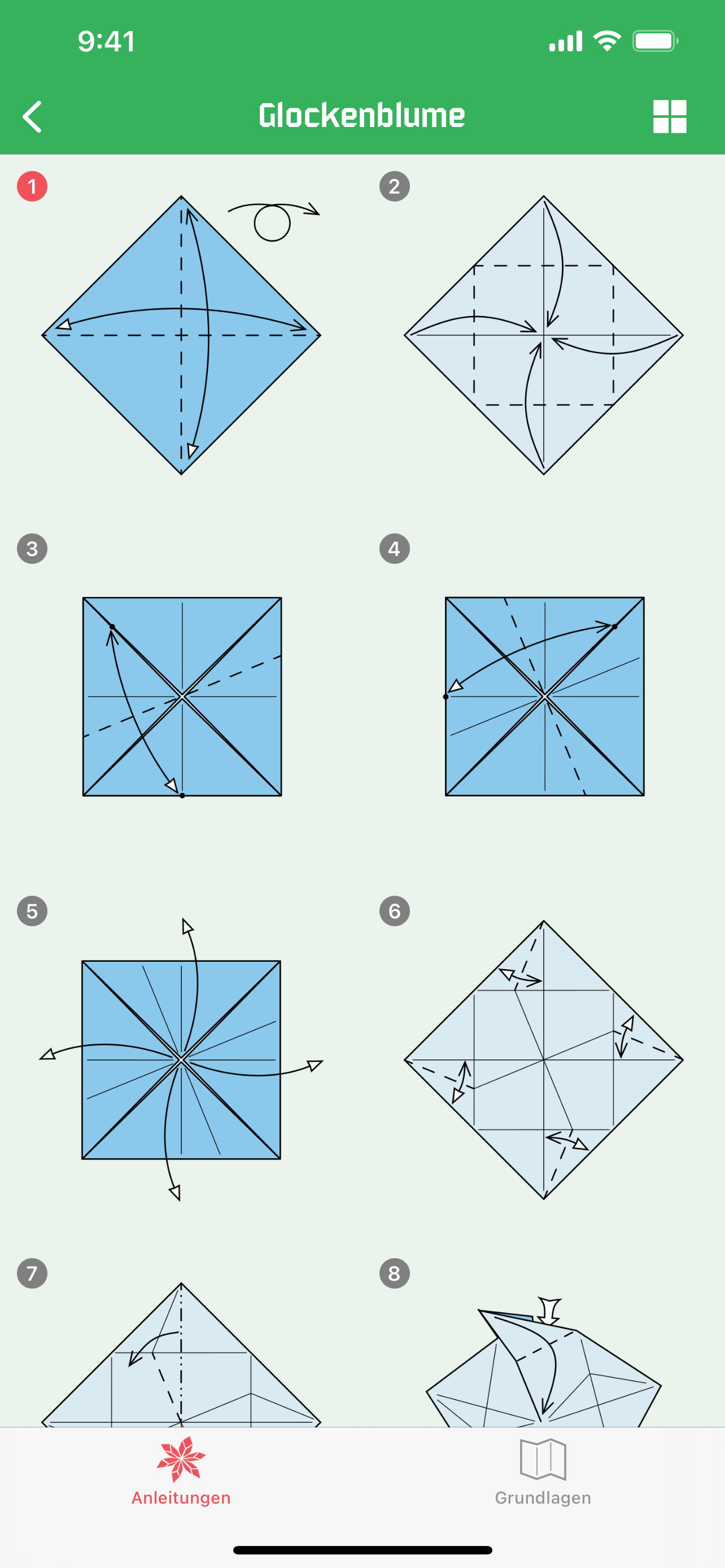 Origami Blumen