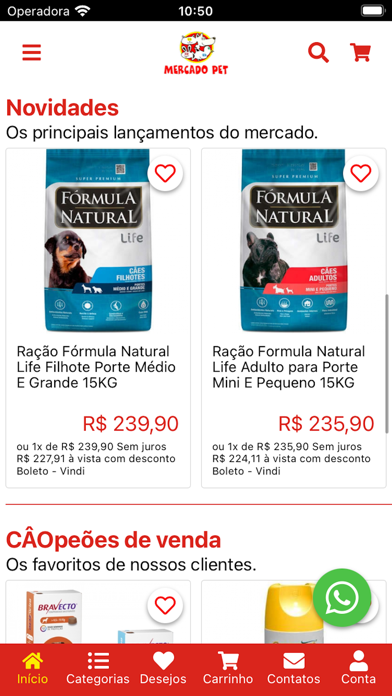 Loja Mercado Pet Screenshot