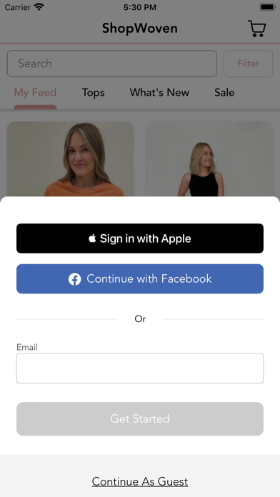 ShopWoven Screenshot