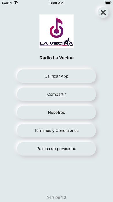 Radio La Vecina Screenshot