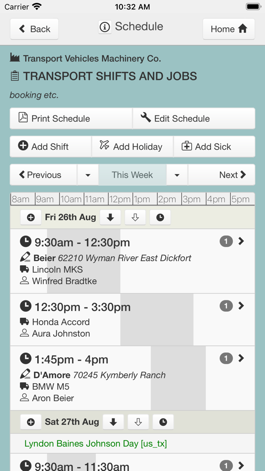 #8. ShiftApp - Employee Scheduling (iOS) 由: Jason Lee Limited