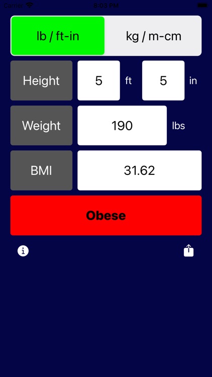 BMI Handy screenshot-3