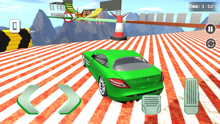 Crazy Mega Ramp Car Stunt