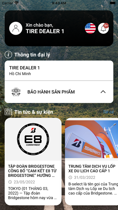 Bảo hành sản phẩm Screenshot