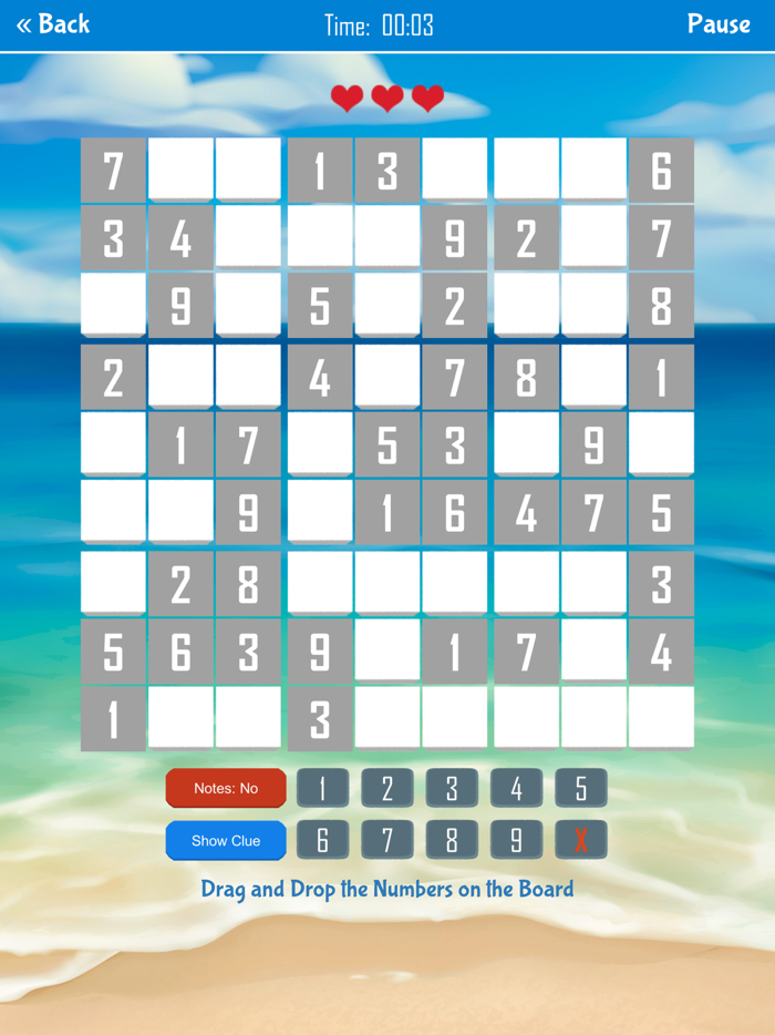 Drag and Drop Sudoku