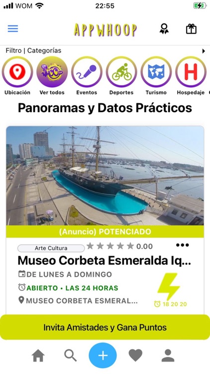 AppWhoop - Panoramas de Chile