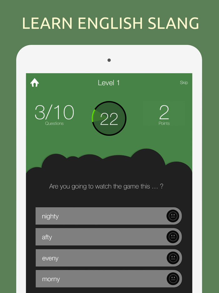 English Slang Quiz Test Game