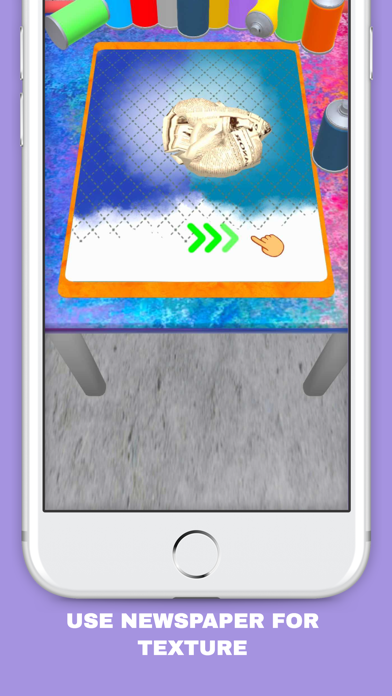 Galaxy Spray Art Screenshot