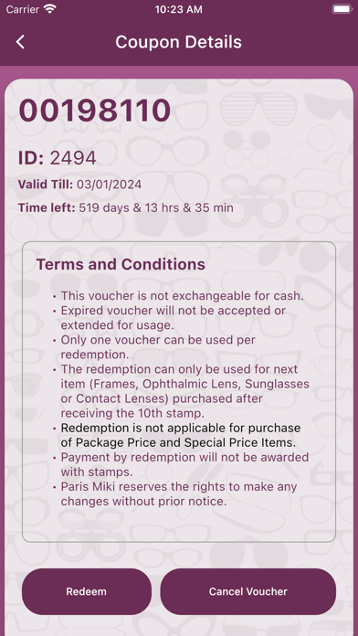 Paris Miki Singapore Screenshot