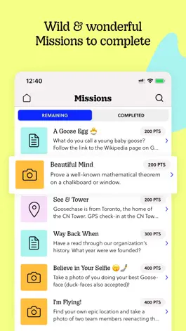 Game screenshot Goosechase apk