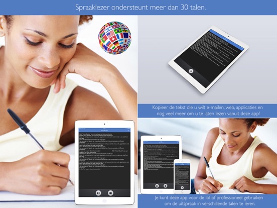 Spraaklezer Professioneel iPad app afbeelding 1