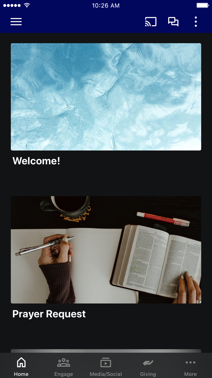 Village Meadows.Church