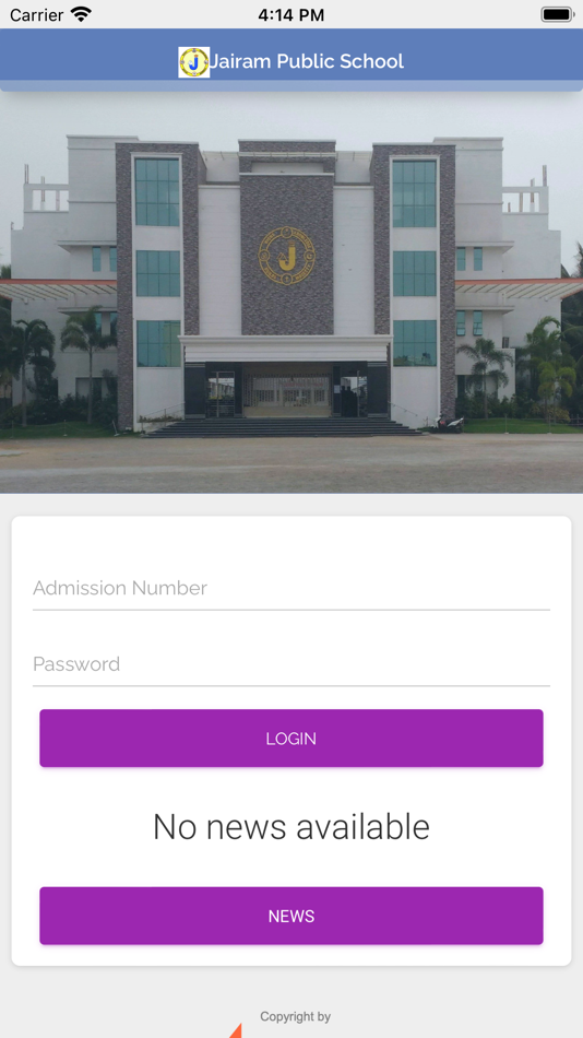 #2. Jairam Public School (iOS) Podle: Nirals Information Technologies Private Limited