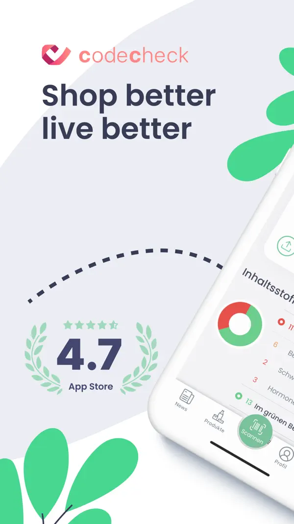 CodeCheck: Produkt Scanner Screenshot 1