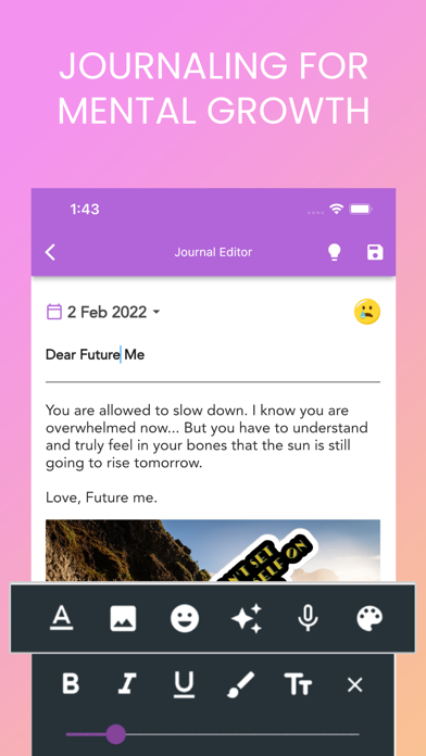 Ease Journal -Diary &Gratitude Screenshot