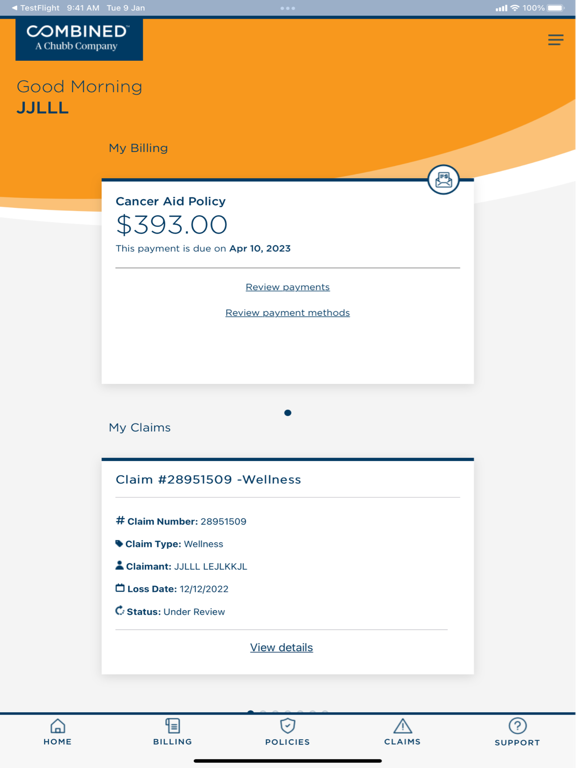 App screenshot