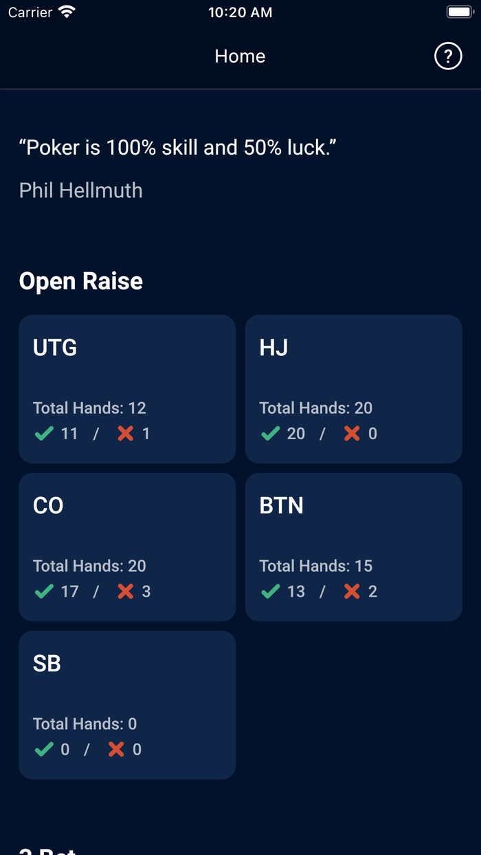 GTO Preflop - Texas Holdem