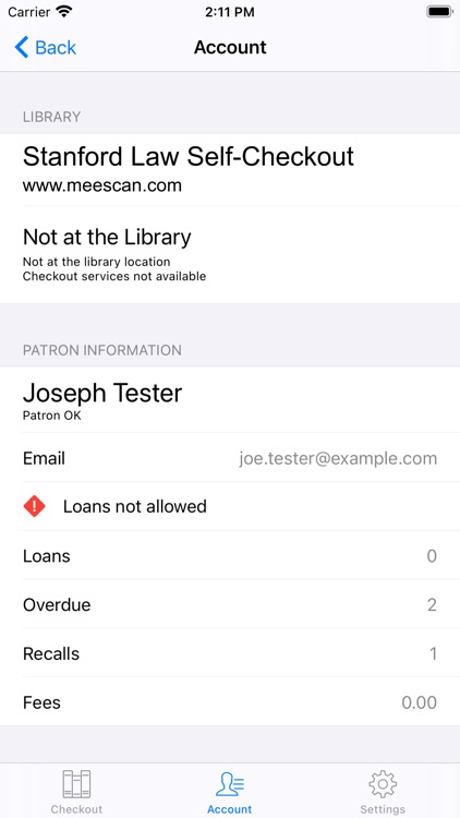 Stanford Law Self-Checkout screenshot-3