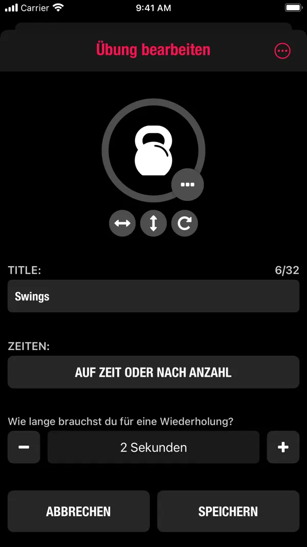 Streaks Workout iPhone App Screenshot 6 – Gesundheit & Fitness