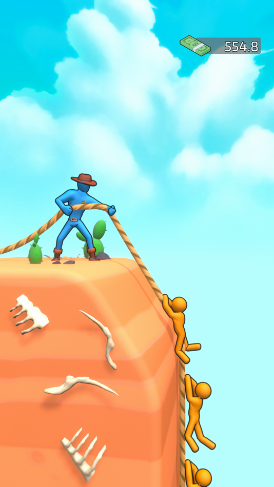 #2. Rope Pull Hero (iOS) 由: Lagot Games Yazilim ve Pazarlama Anonim Sirketi
