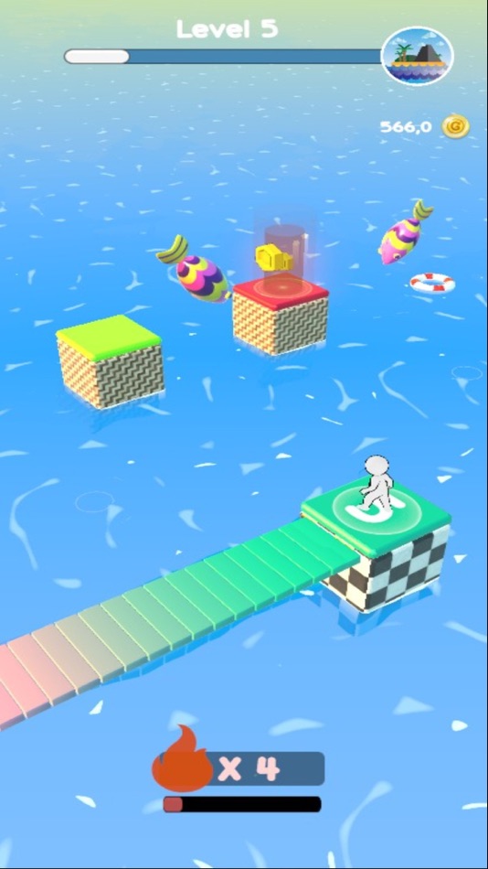 #2. Bridge Stacker 3D (iOS) 来自: Utku Yazici