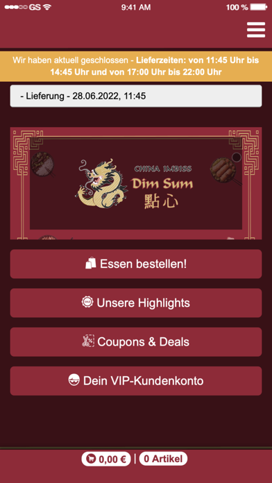 Dim Sum China Imbiss Screenshot