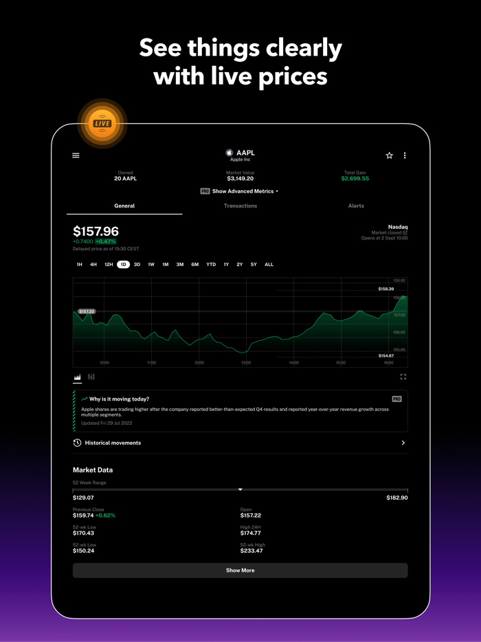 Delta Investment Tracker