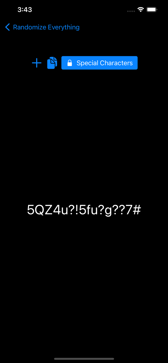 Randomize Everything