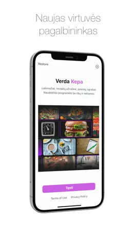 Game screenshot Verda kepa: receptų užrašinė mod apk