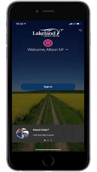 Lakeland Credit Union Screenshot
