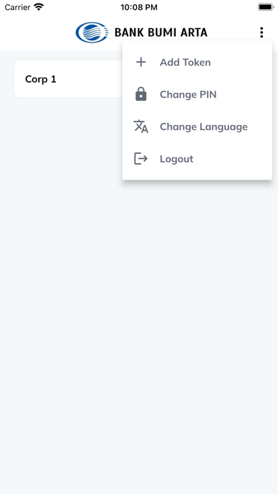 Mobile Token BBA Screenshot