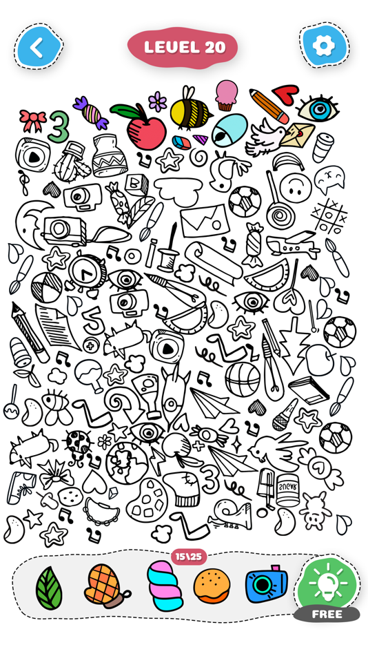 #4. Hidden Doodles (iOS) 由: URMOBI LTD