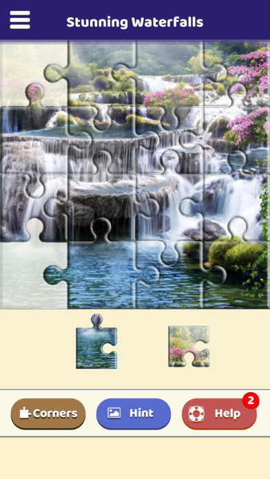 Stunning Waterfalls Puzzle Screenshot