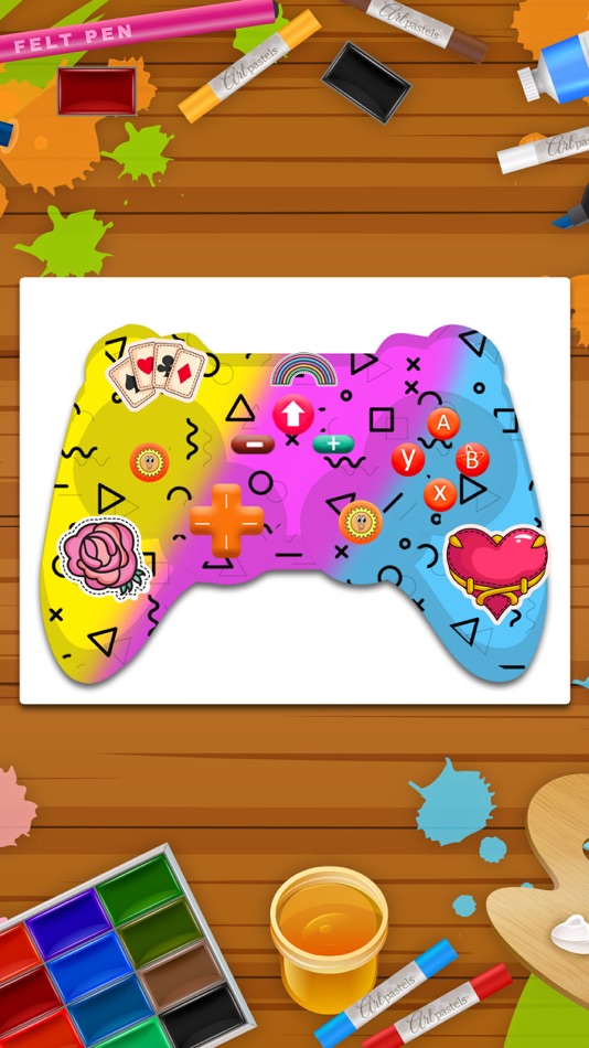 #1. DIY Controller Paint (iOS) Podle: Tamoor Farid