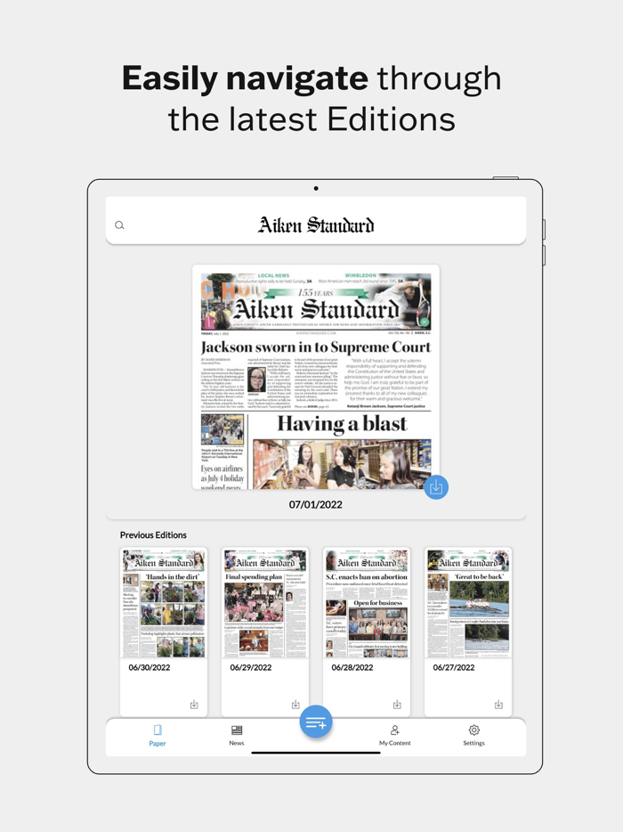 Aiken Standard e-Edition