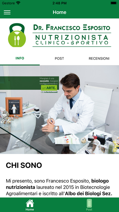 Nutrizione Esposito Francesco Screenshot