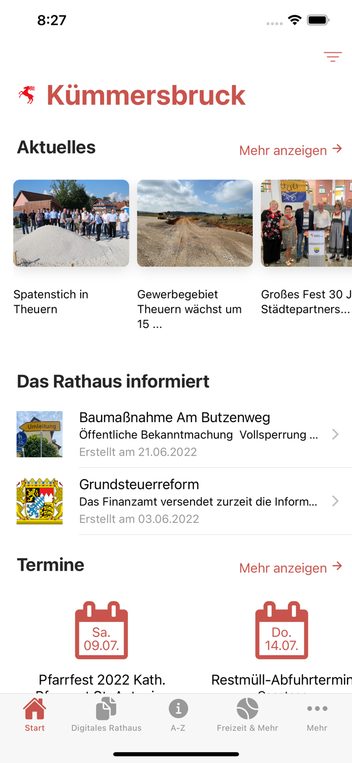 Rathaus App Kümmersbruck