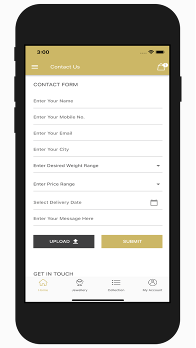 S. Raj Jewellers Jewelry Store Screenshot